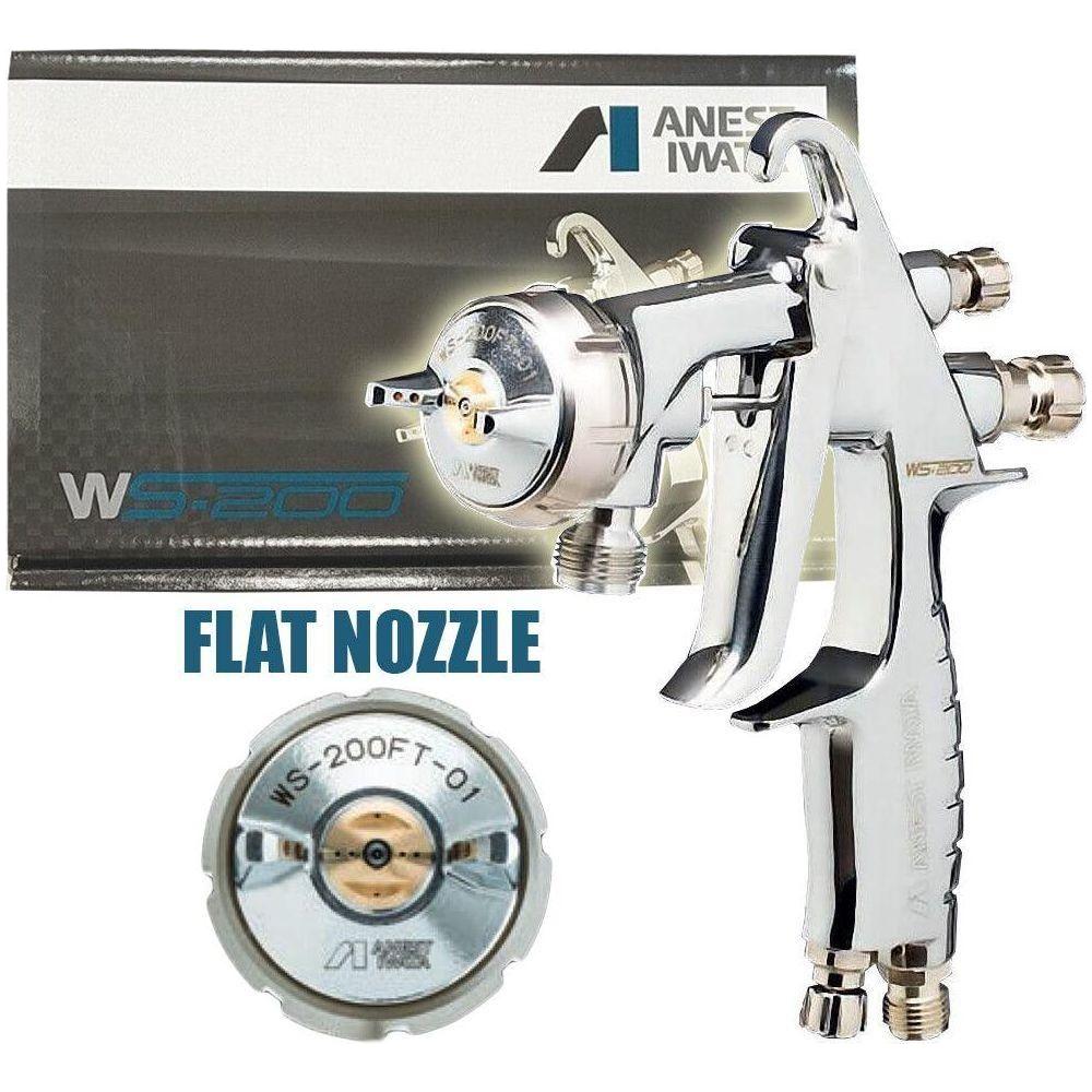 Anest Iwata WS-200FT Flat Tip Nozzle Pressure Paint Spray Gun - KHM Megatools Corp. Anest Iwata WS-200FT Flat Tip Nozzle Pressure Paint Spray Gun - KHM Megatools Corp.